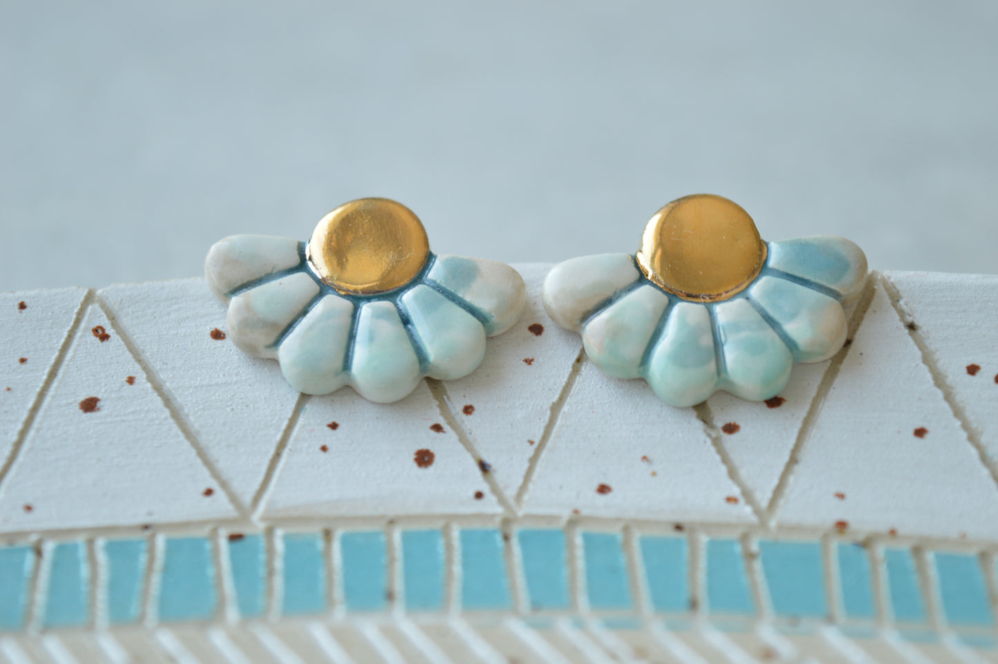 Ceramic earrings No. 53