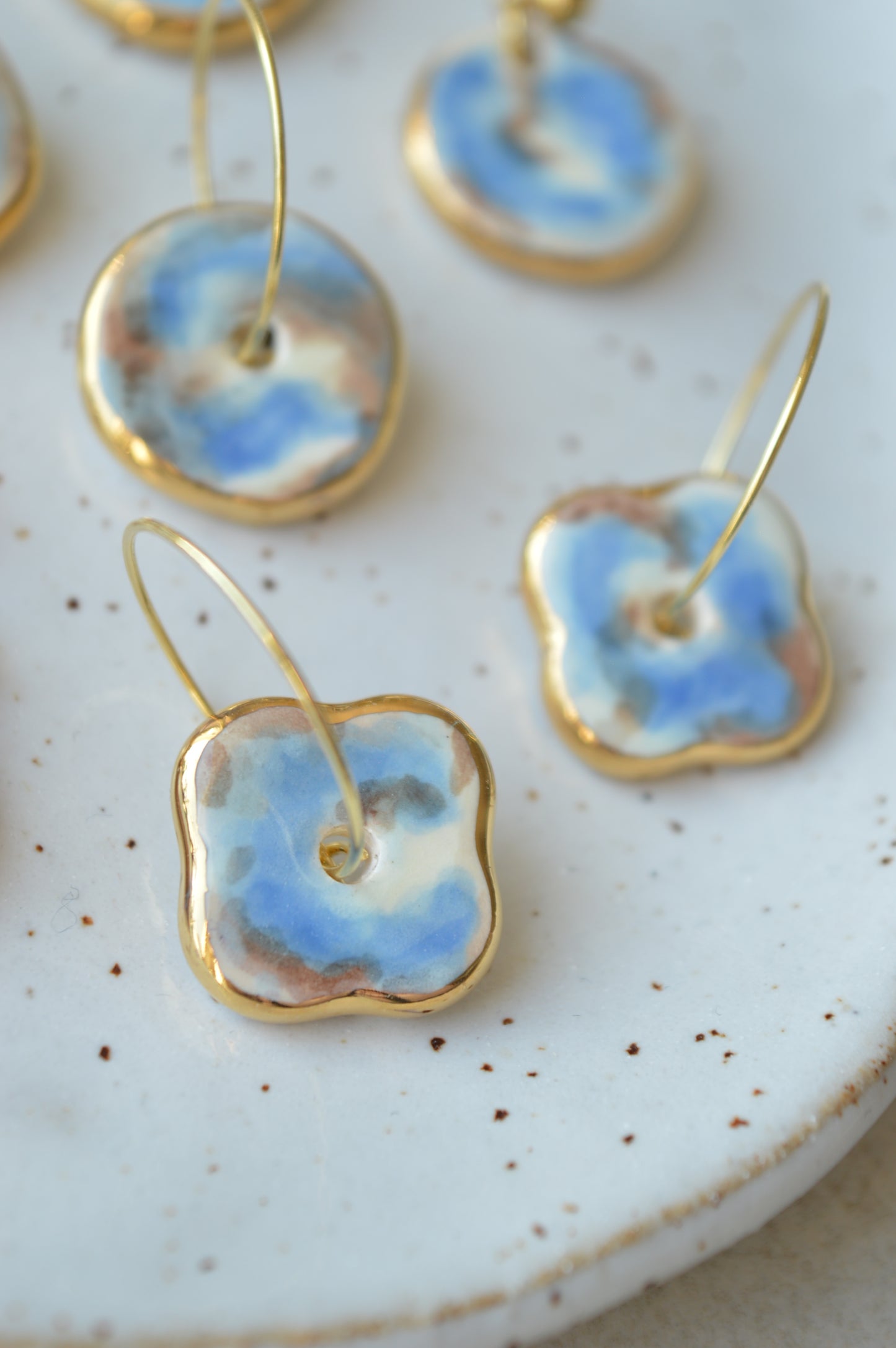 Ceramic earrings No. 83