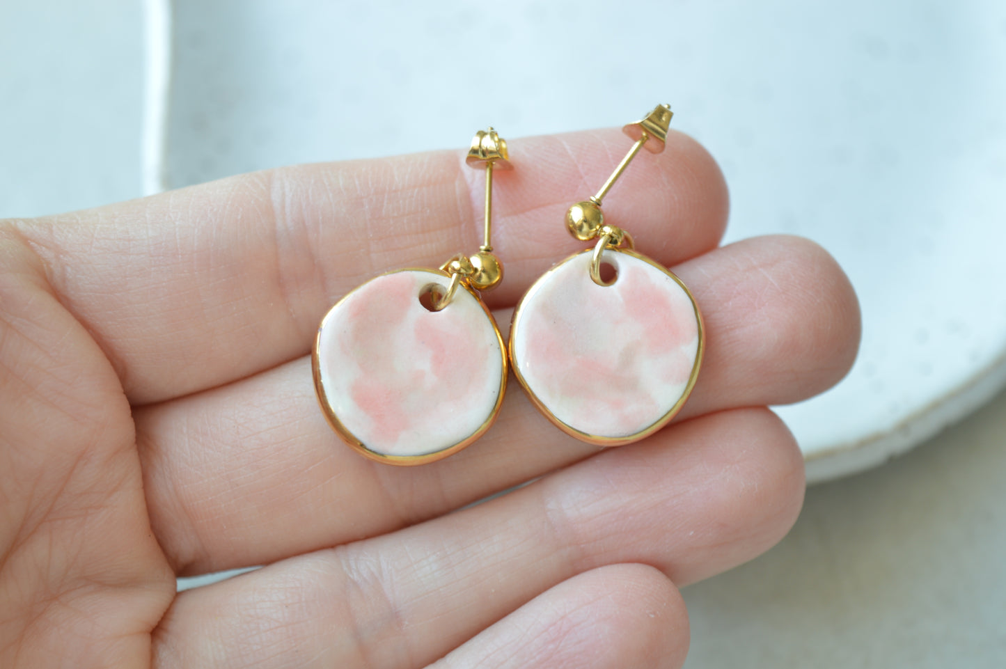 Ceramic Earrings No. 87