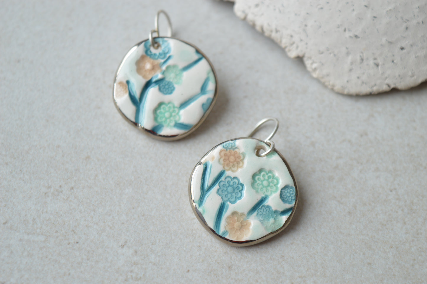 Ceramic earrings No. 7