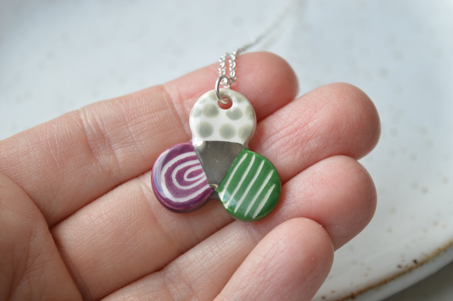 Ceramic Pendant Nr. 8