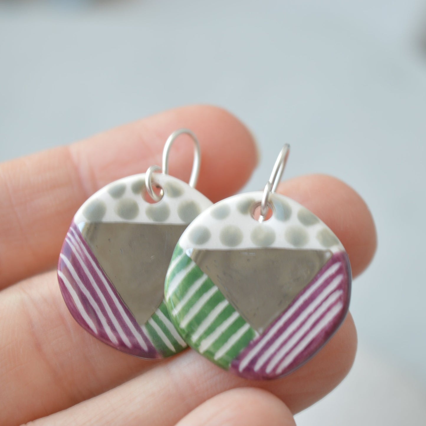 Drop earrings No. 43
