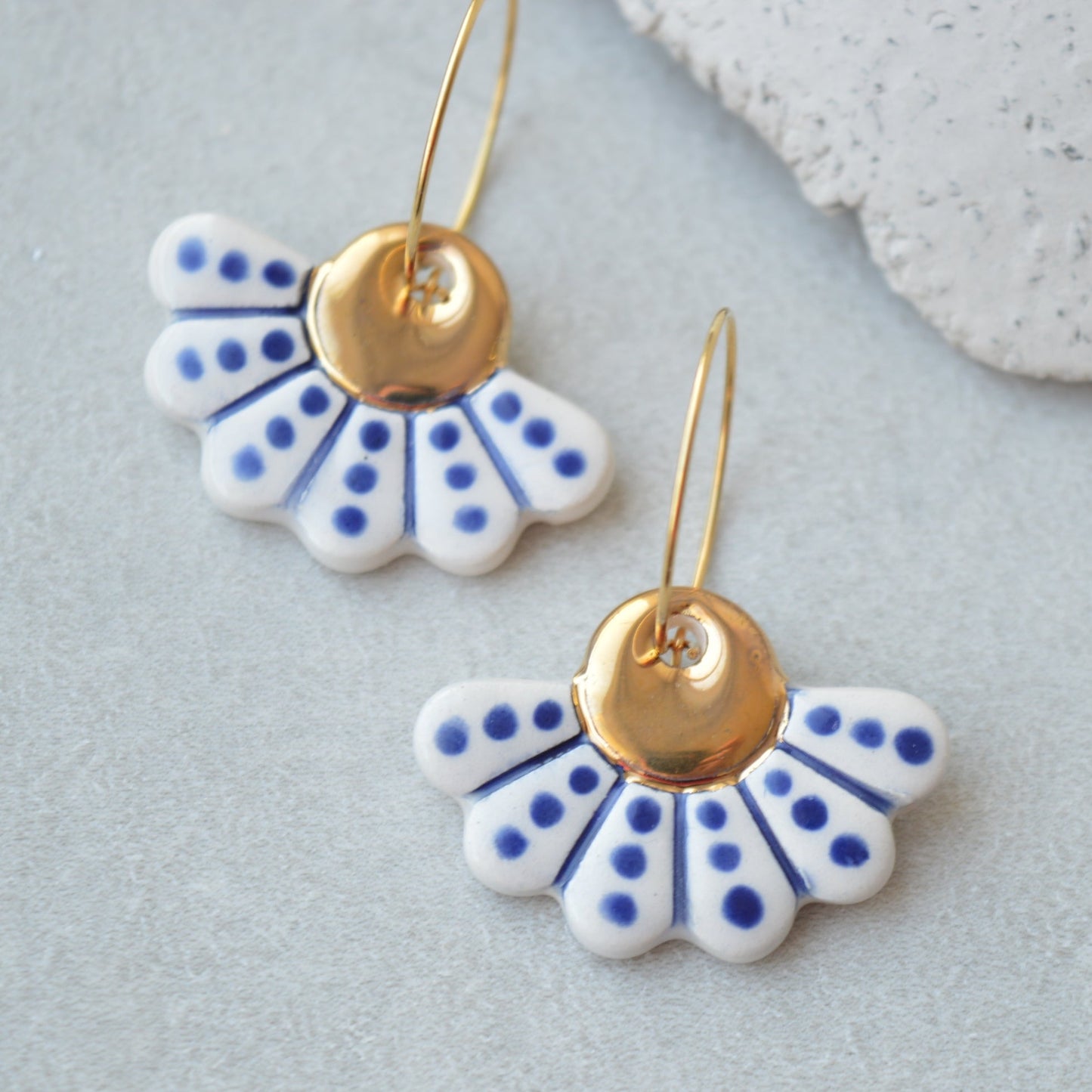 Ceramic earrings No. 57