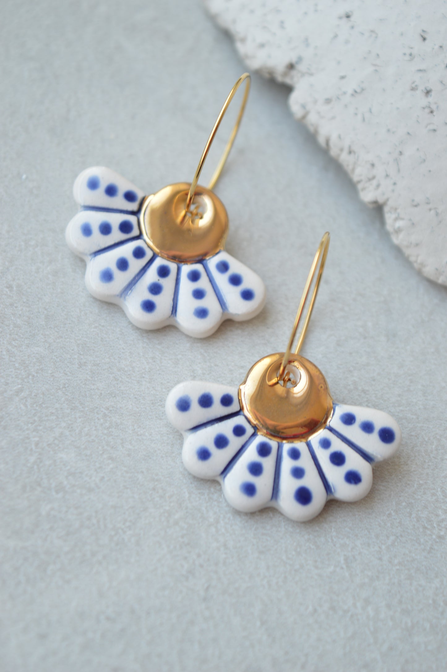 Ceramic earrings No. 57