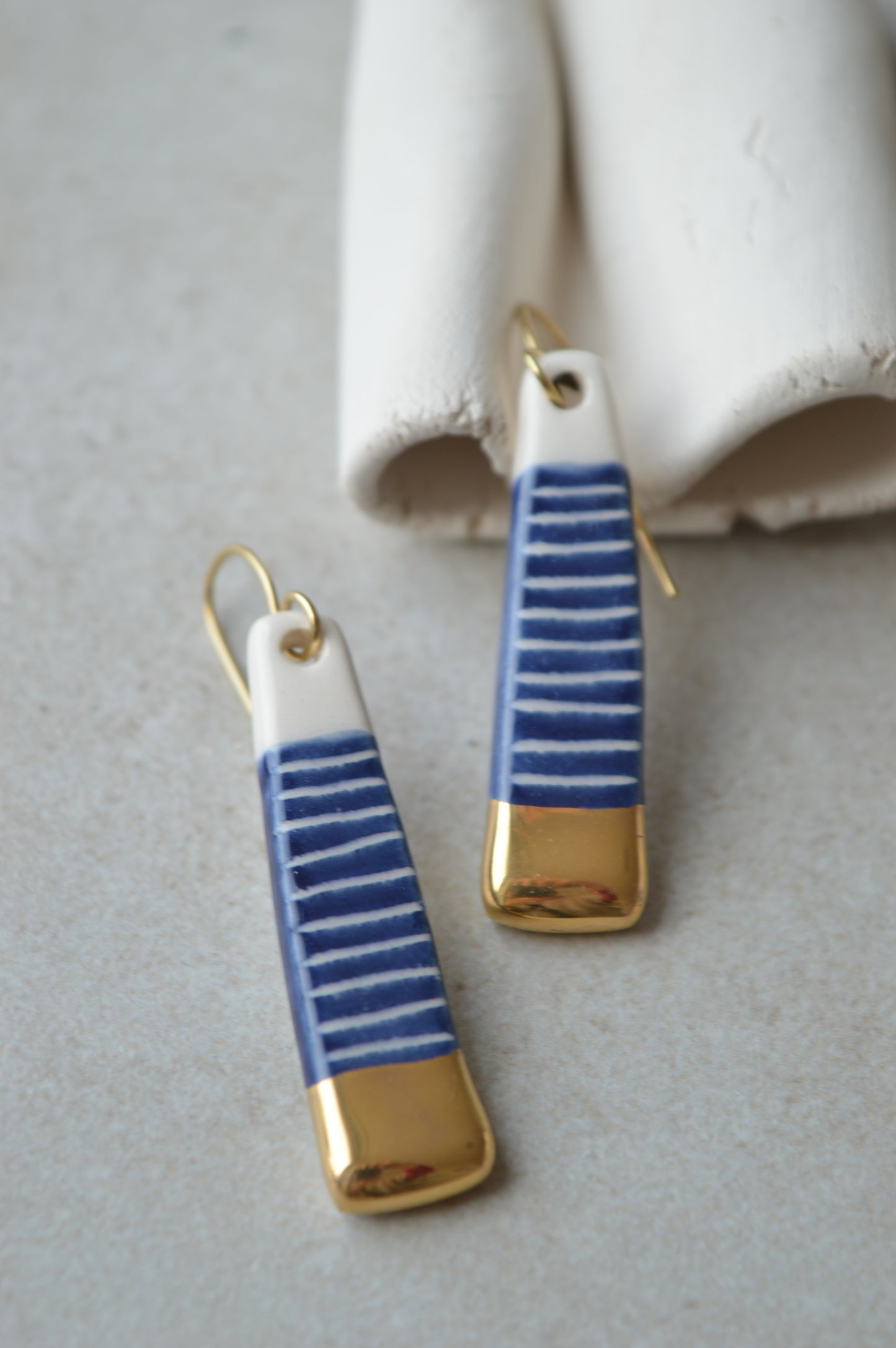 Ceramic Earrings No. 141