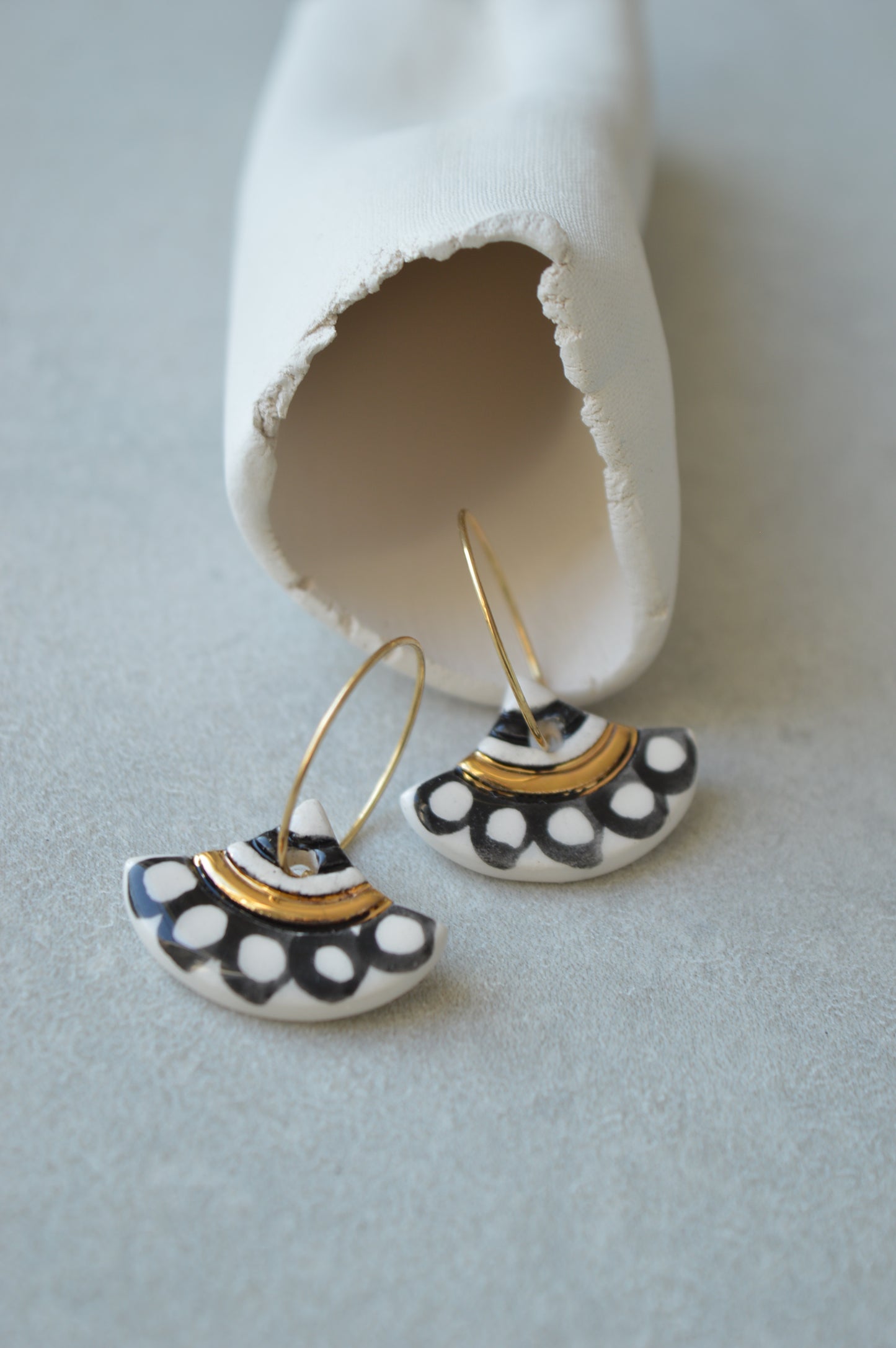 Ceramic Earrings No. 60
