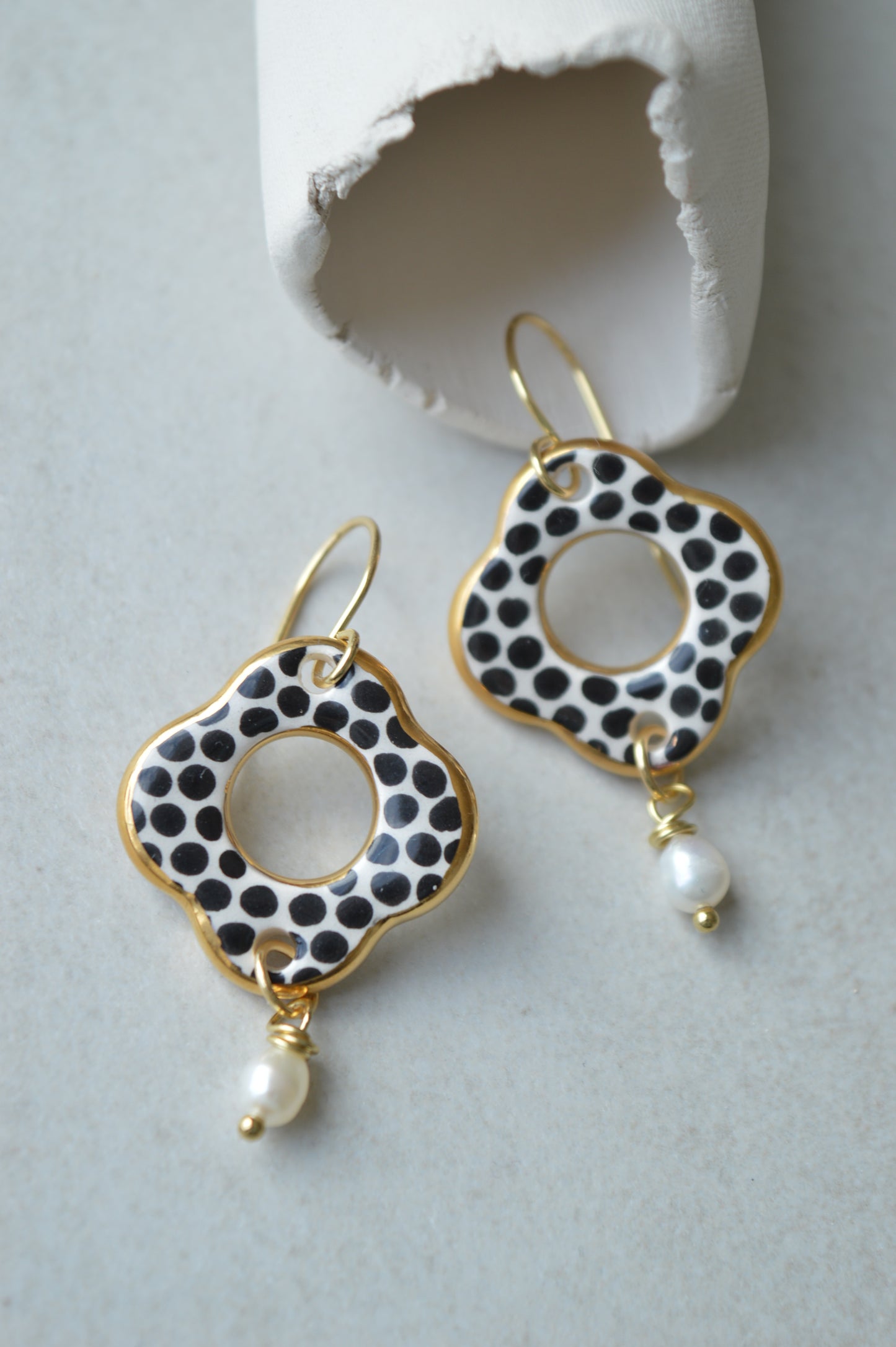 Ceramic Earrings No. 228