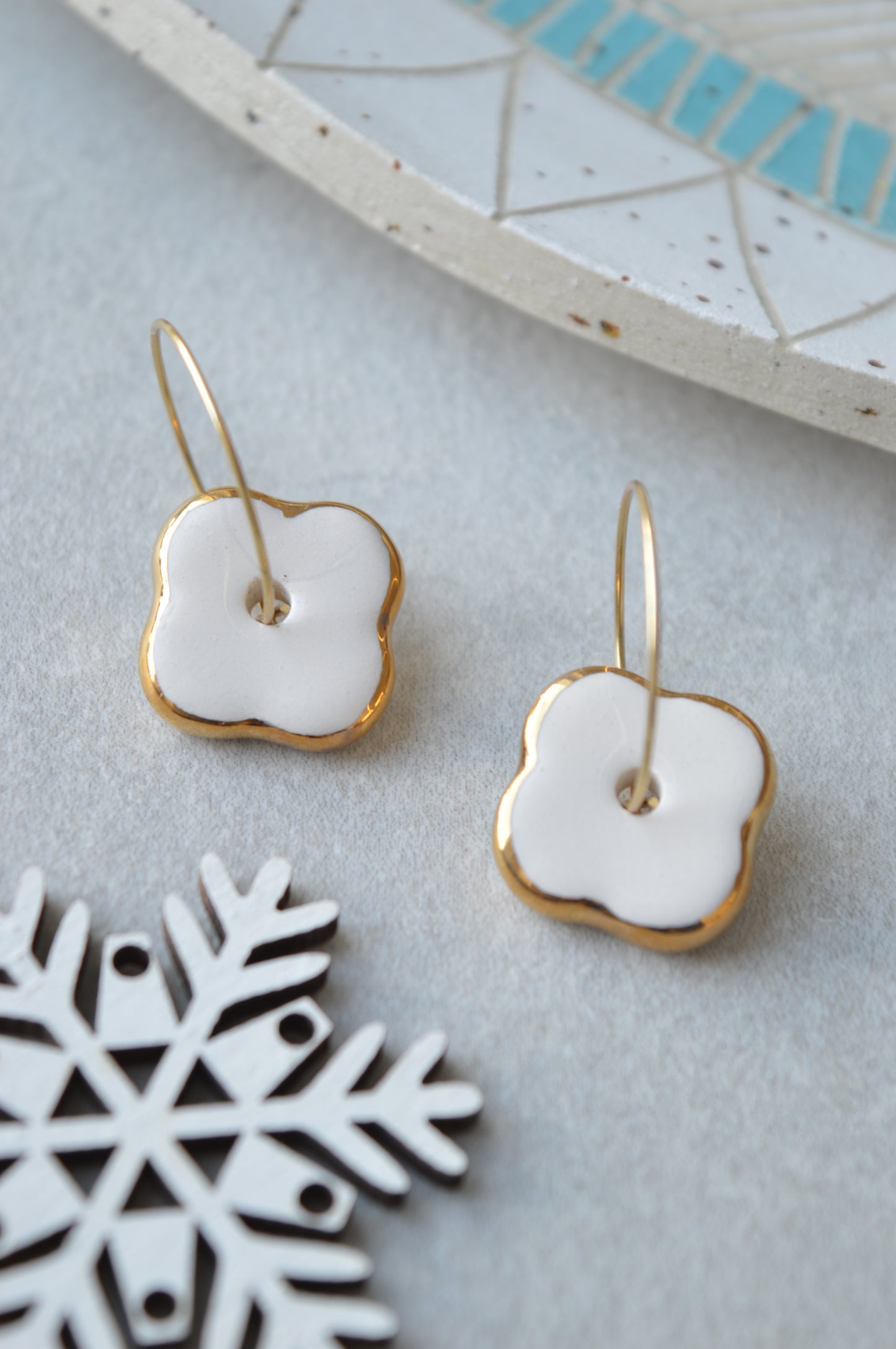 Ceramic Earrings No. 64