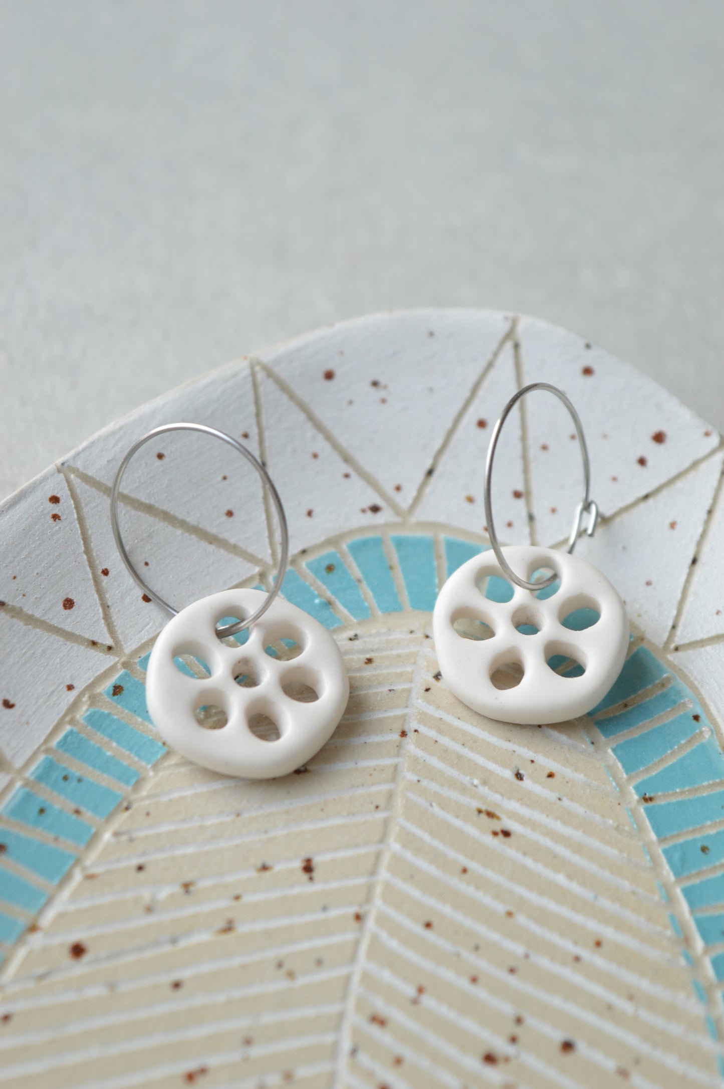 Ceramic earrings No. 70