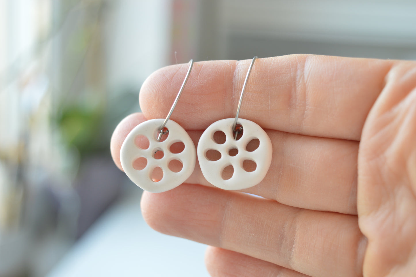 Ceramic earrings No. 70