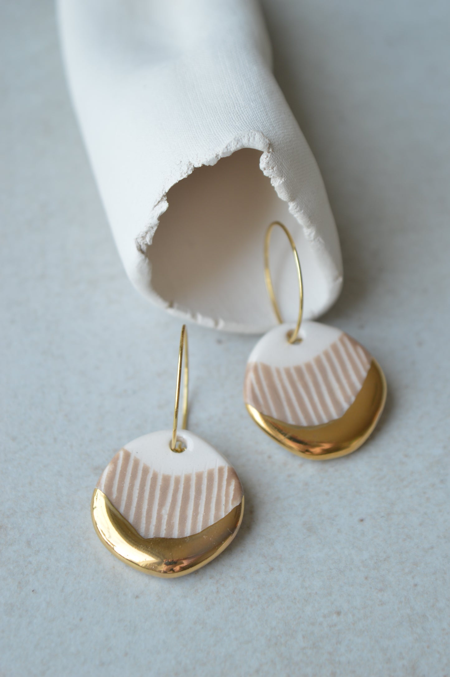 Sgraffito earrings Nr. 13