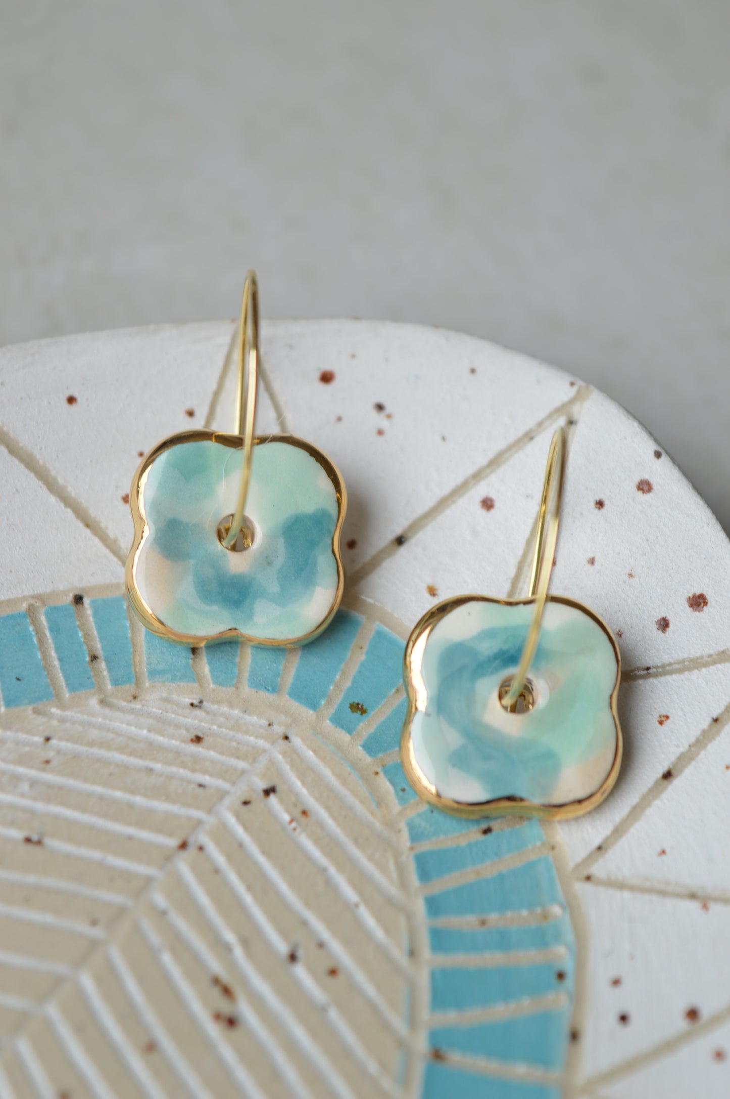 Ceramic earrings No. 16