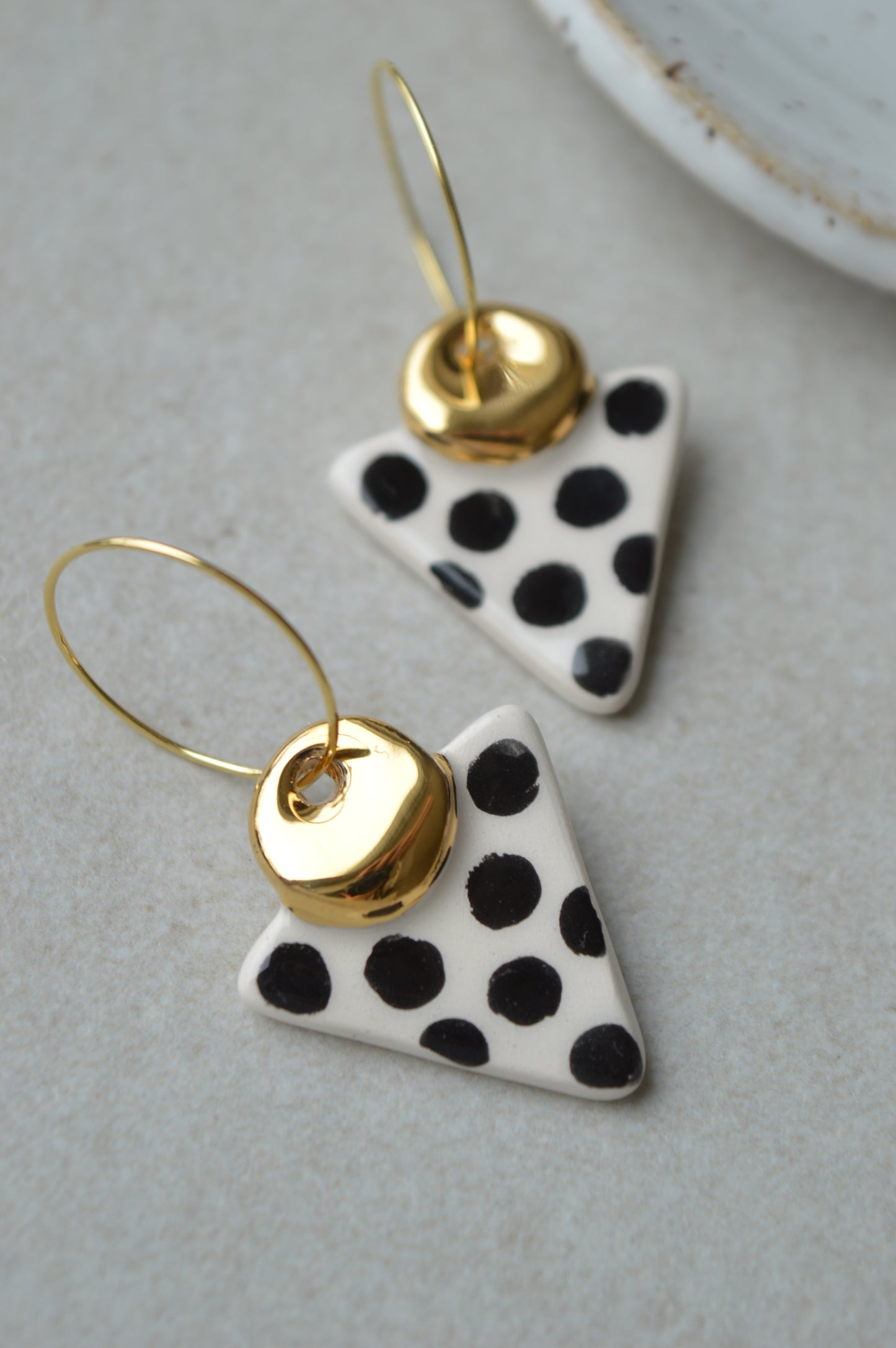 Ceramic earrings No. 59