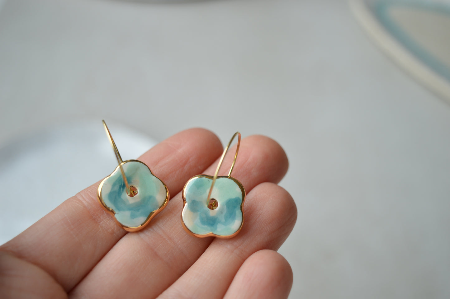 Ceramic earrings No. 16