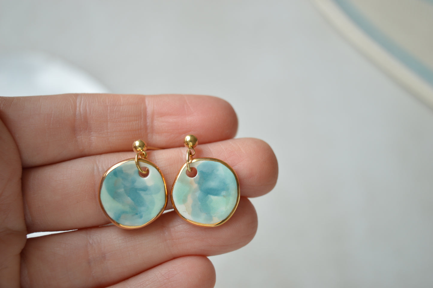 Ceramic Earrings No. 38
