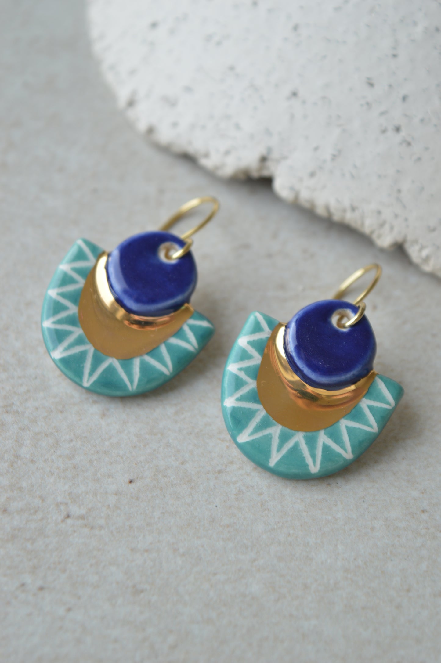 Ceramic earrings No. 26