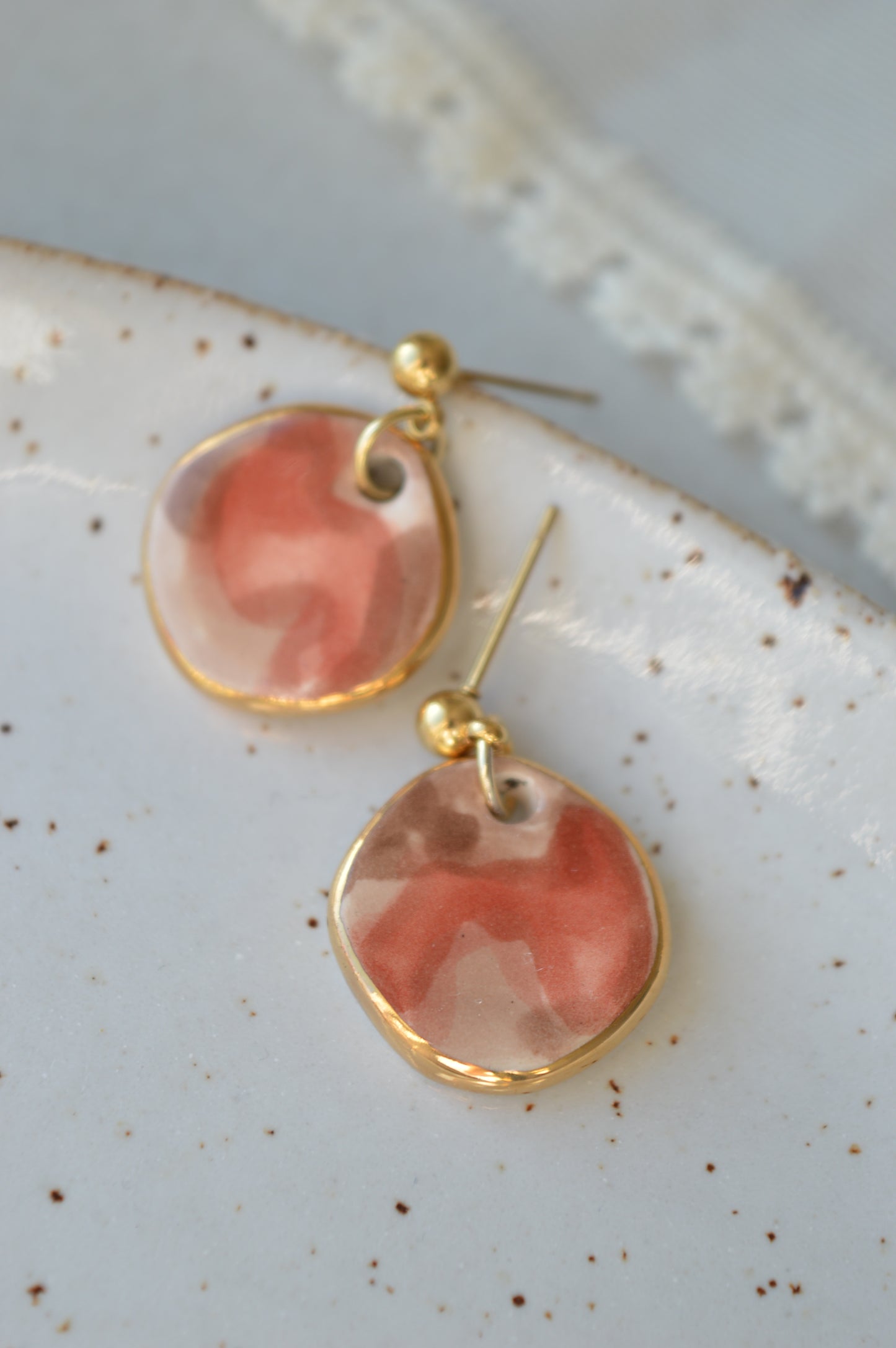 Ceramic Earrings No. 79