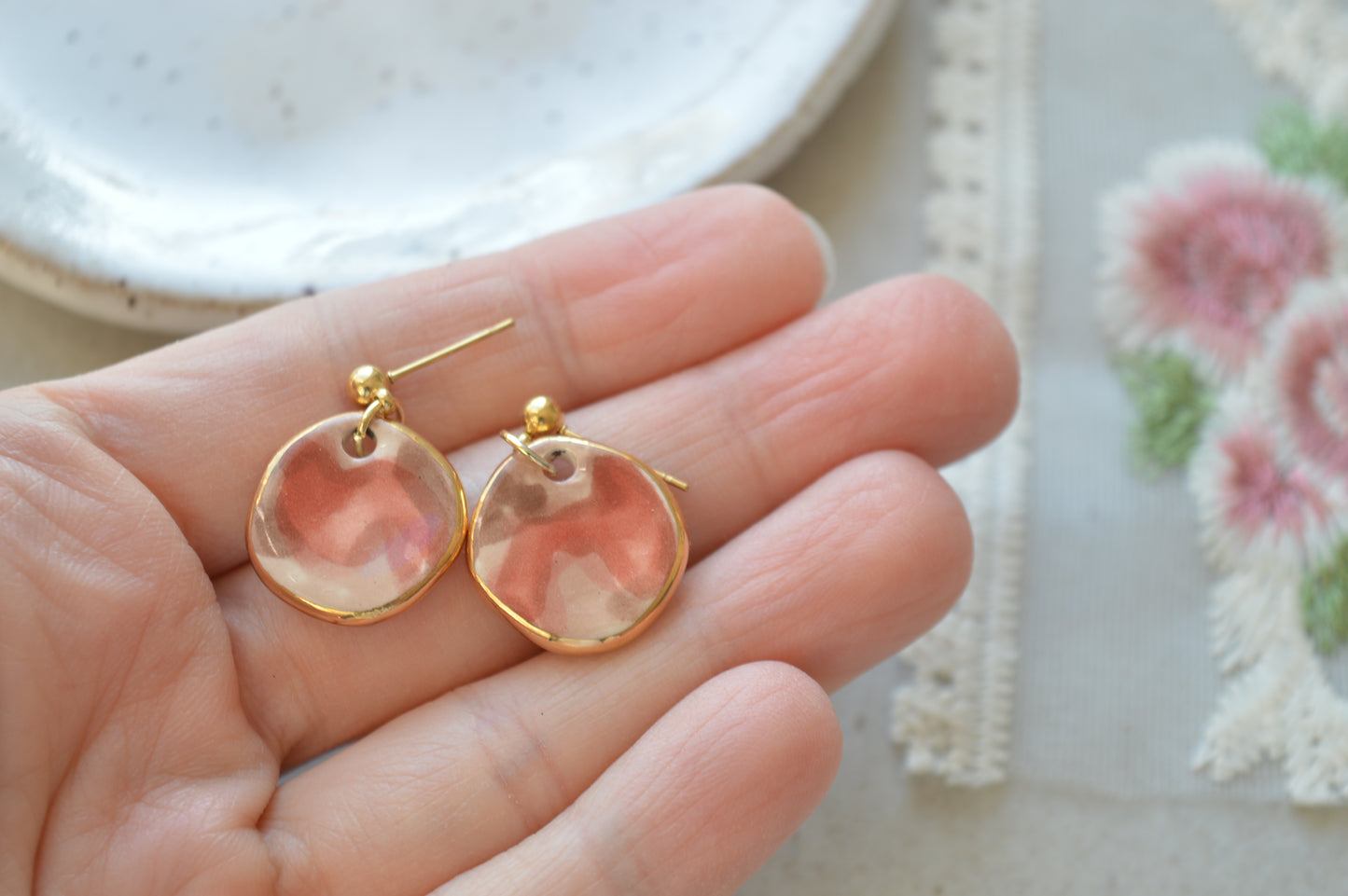 Ceramic Earrings No. 79