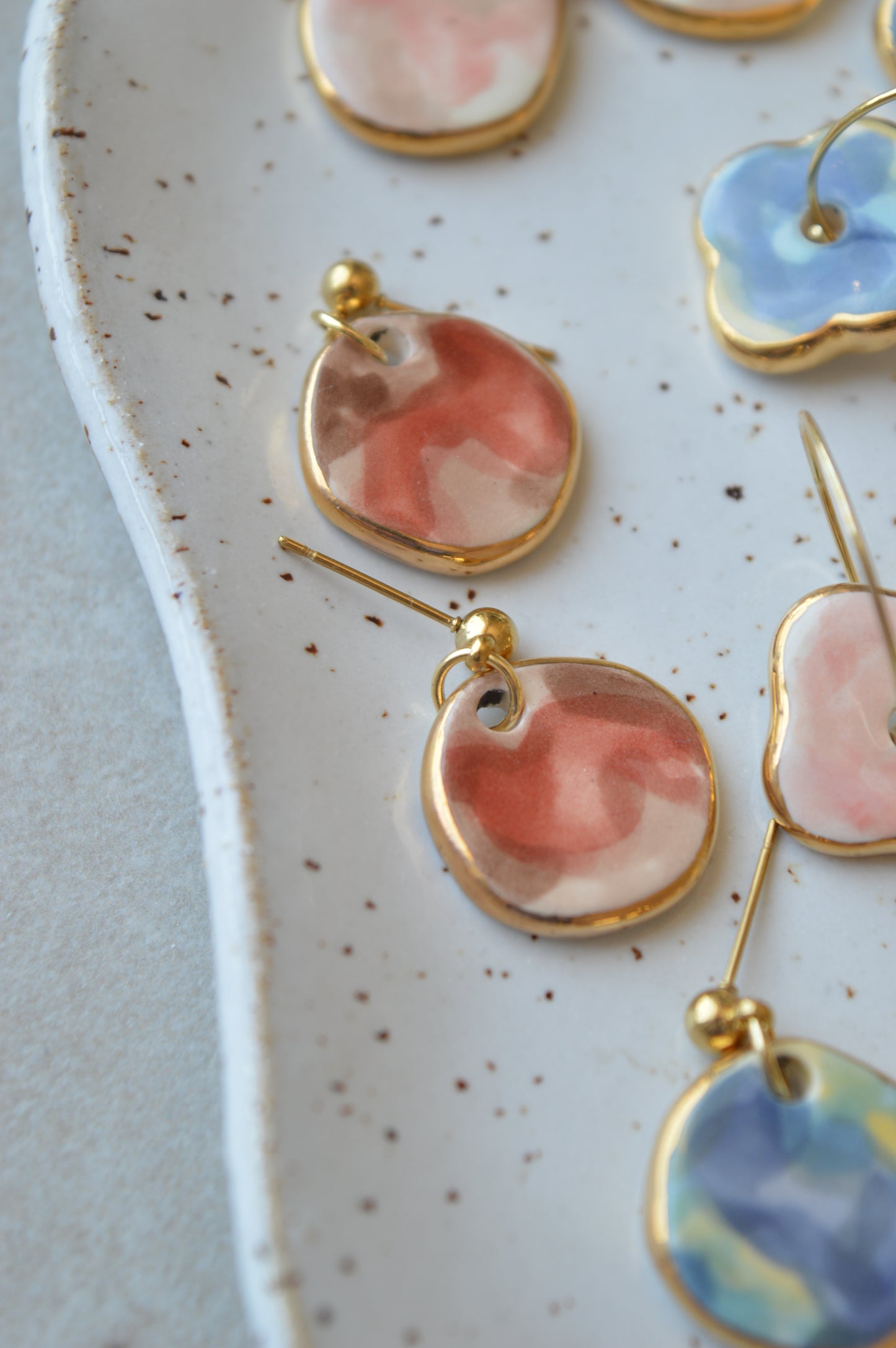 Ceramic Earrings No. 79