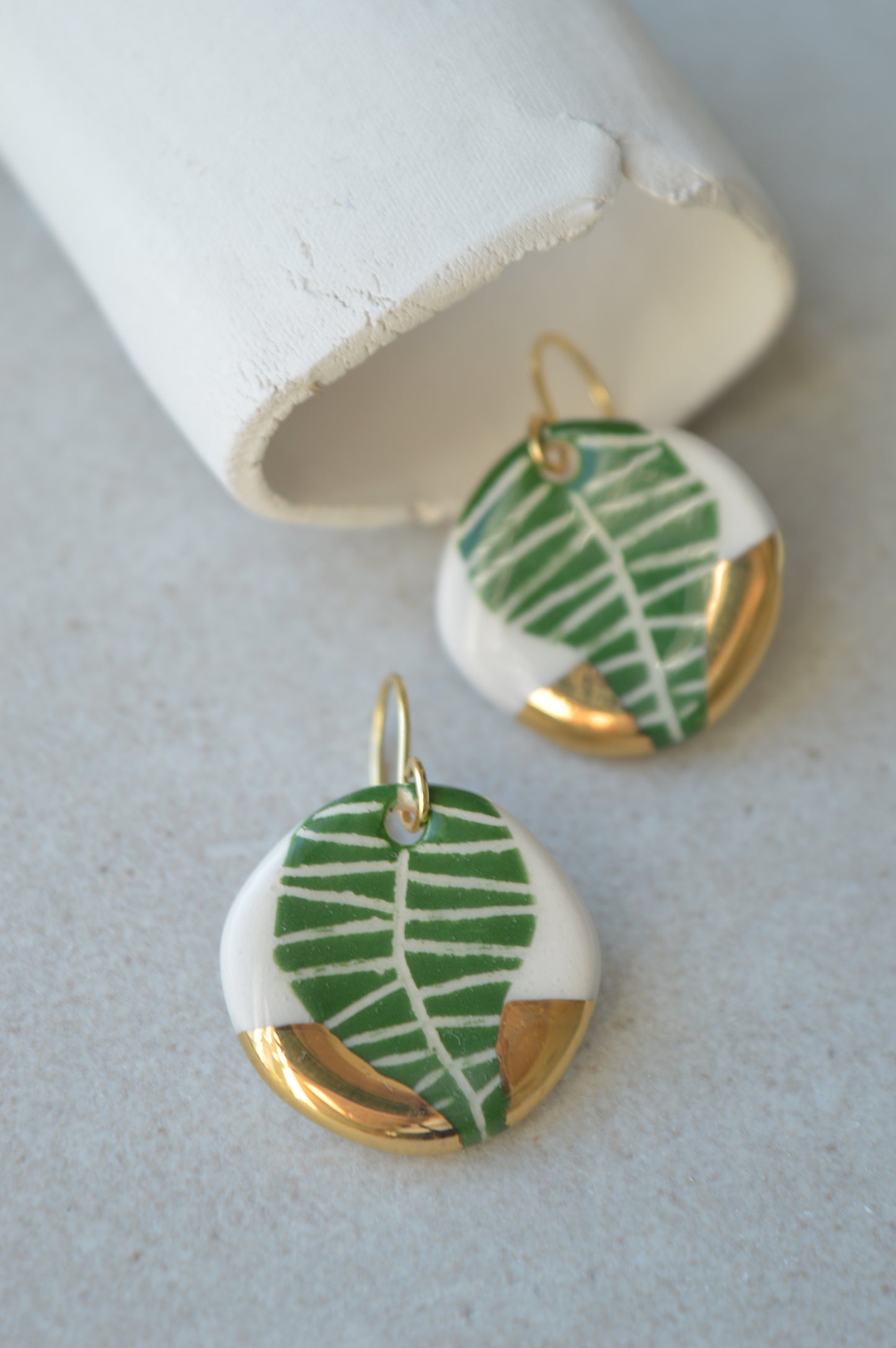 Sgraffito earrings Nr. 7