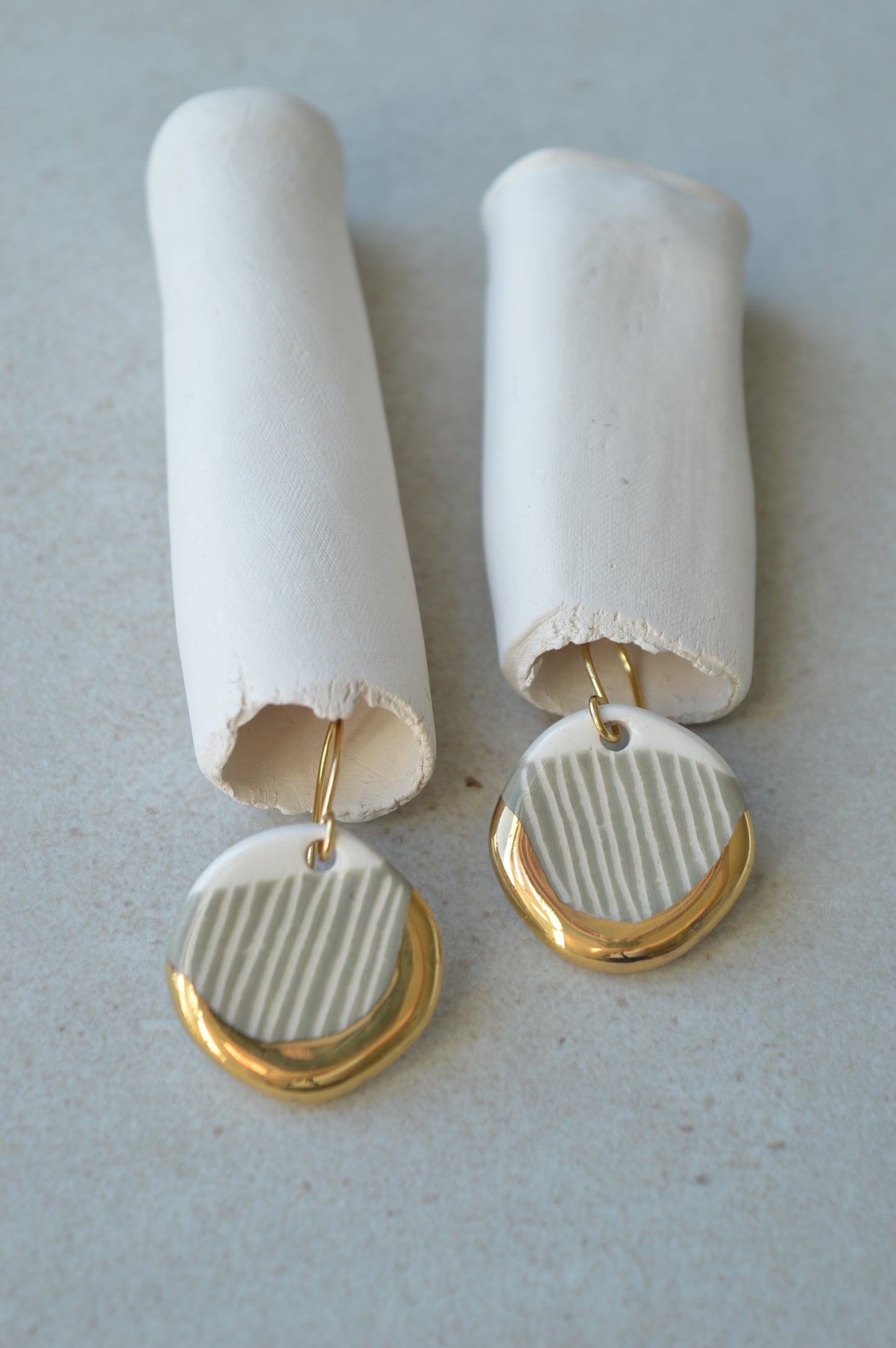 Sgraffito earrings Nr. 15