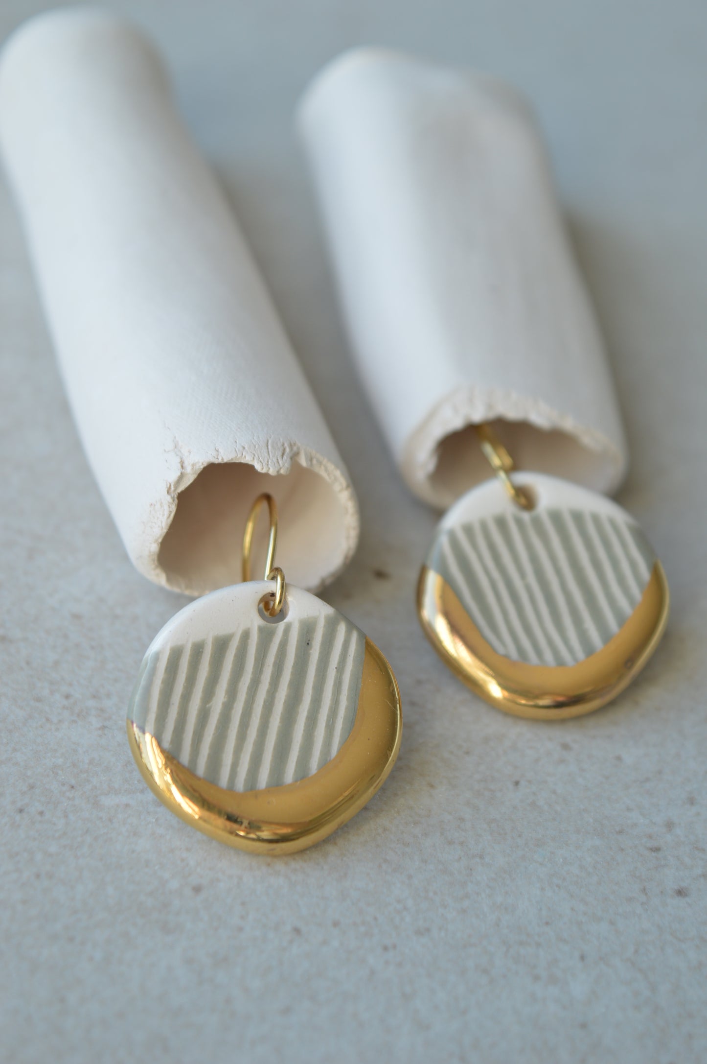 Sgraffito earrings Nr. 15
