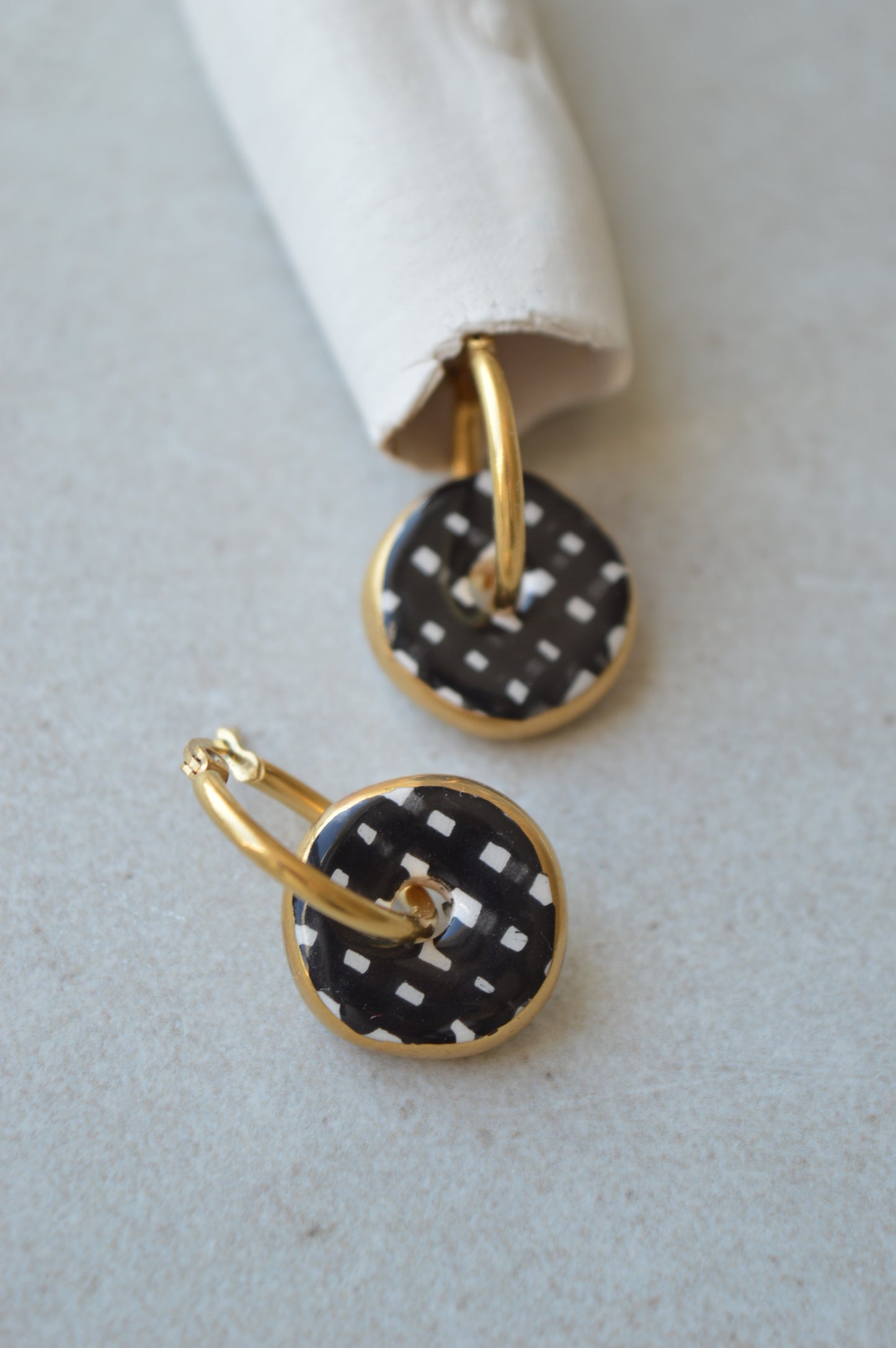Ceramic Earrings No. 98