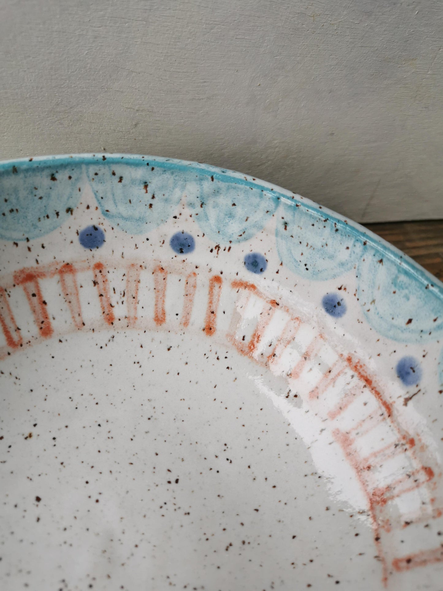 Soup bowl handpainted No. 2
