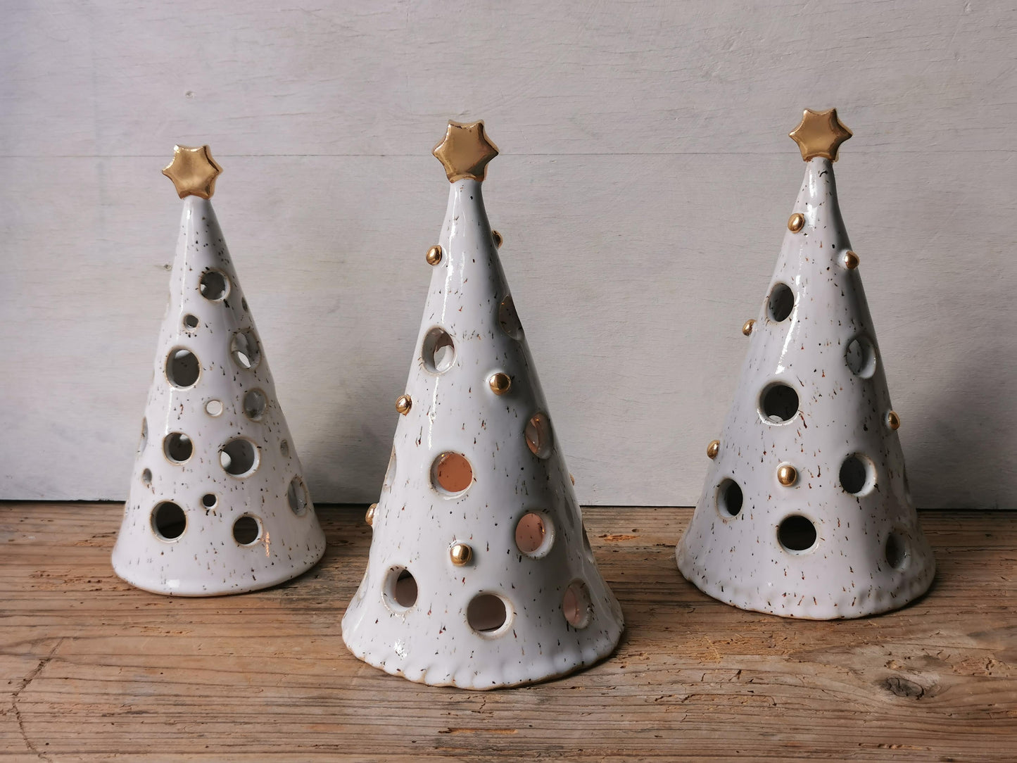 Ceramic Christmas tree candle holder Nr. 2