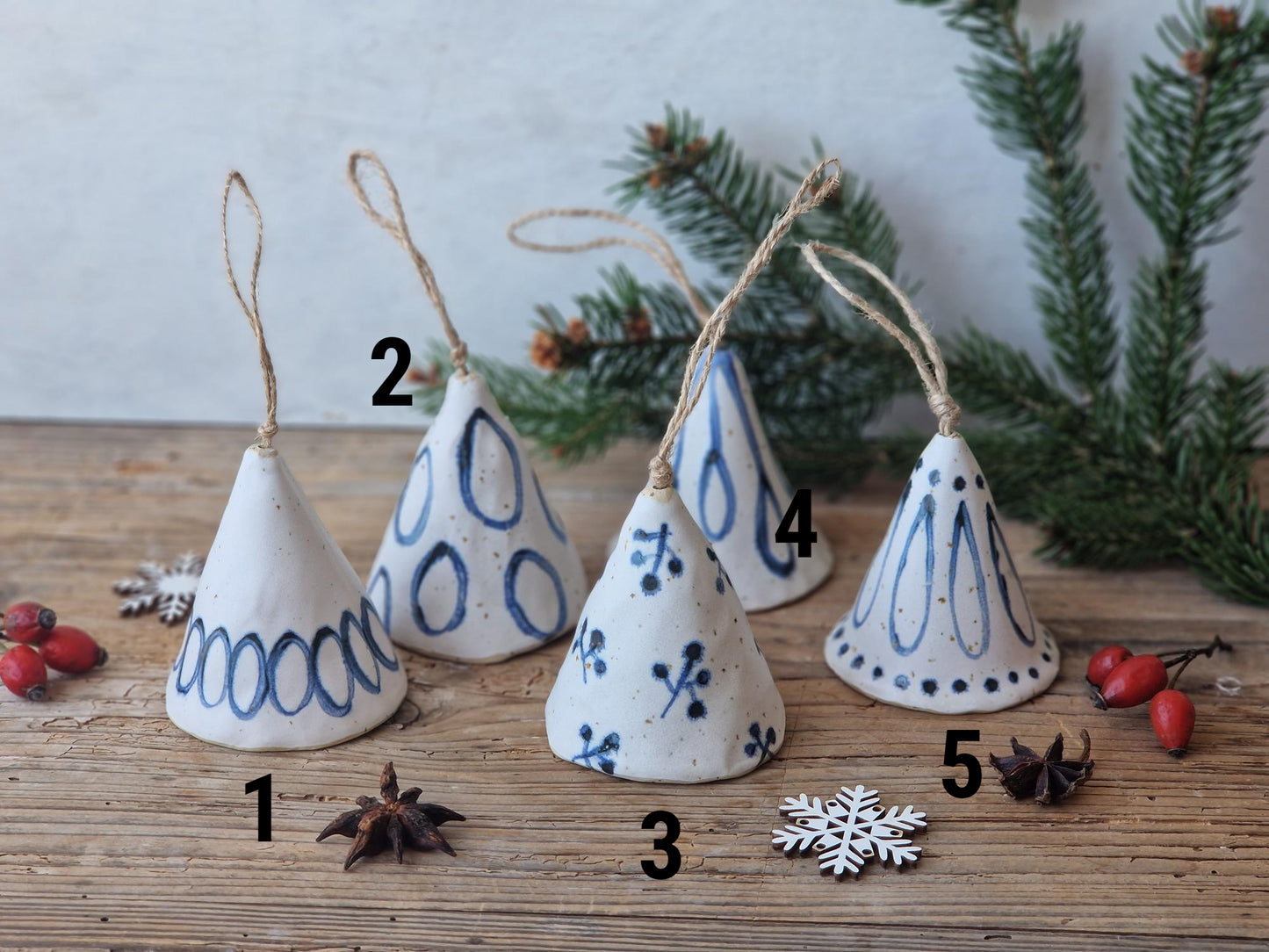 Ceramic bells - Vintage Kitchen No. 1