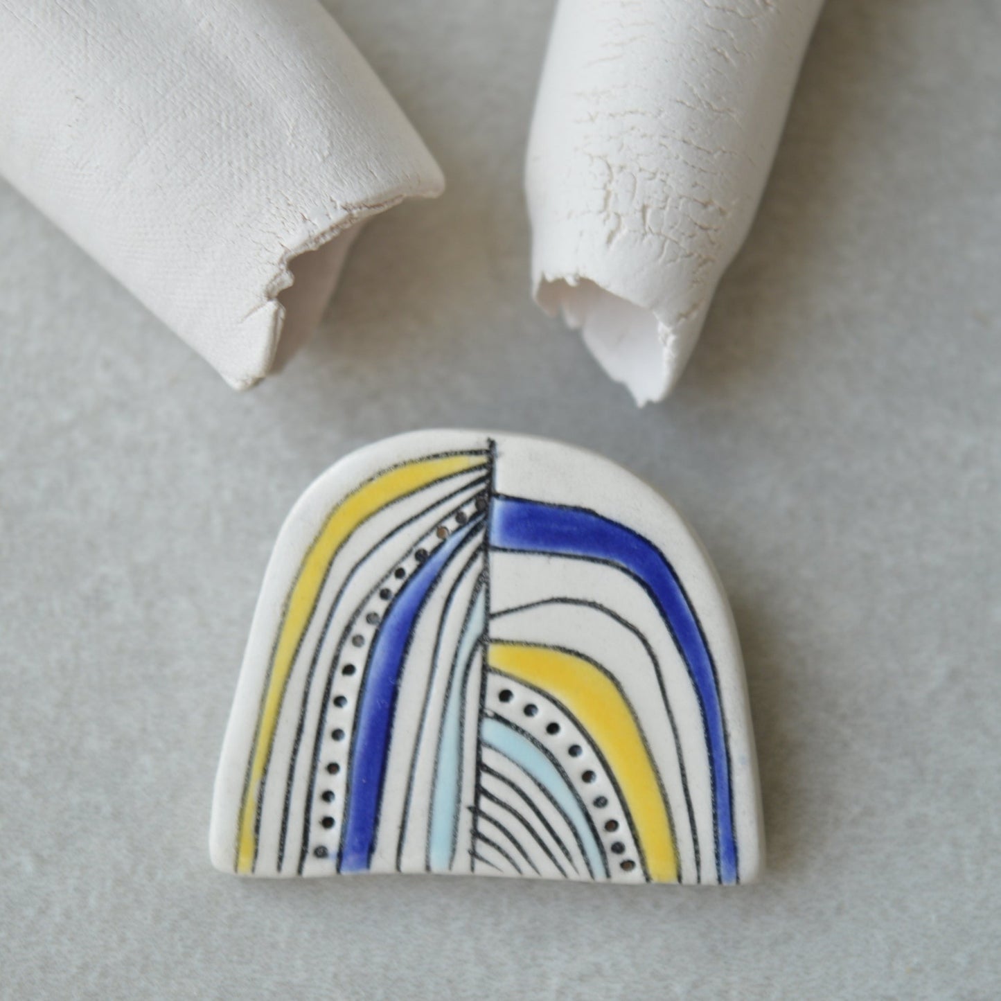 Geometric brooch III