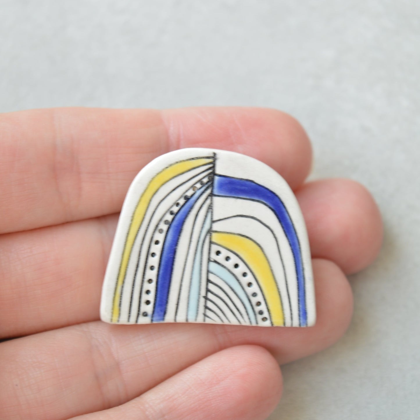 Geometric brooch III