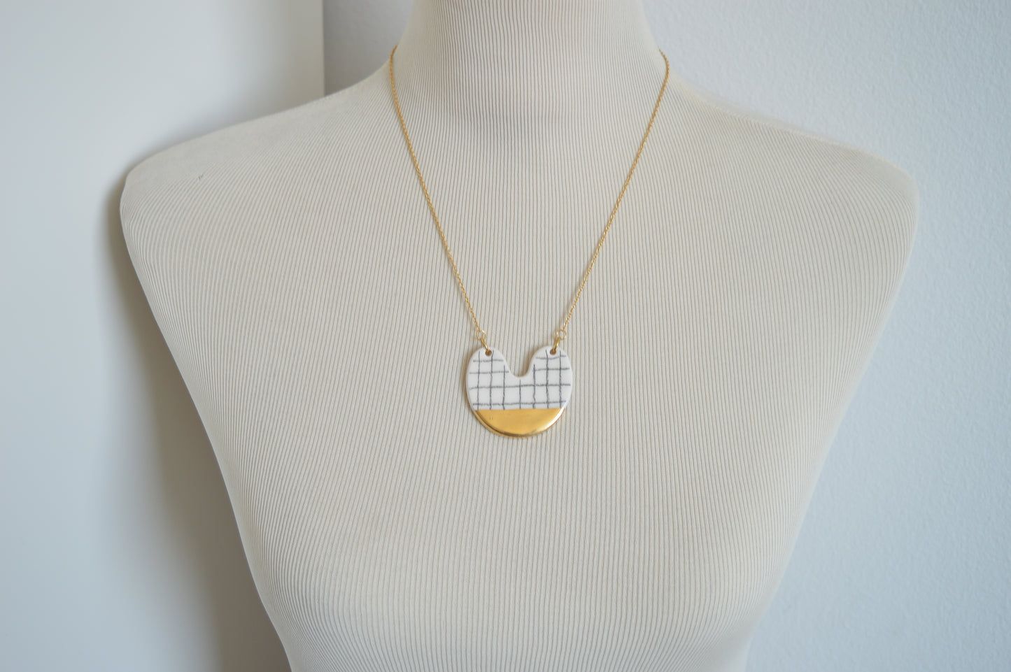 Pencil grid necklace II