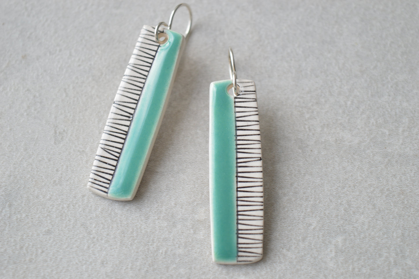 Everyday long drop earrings