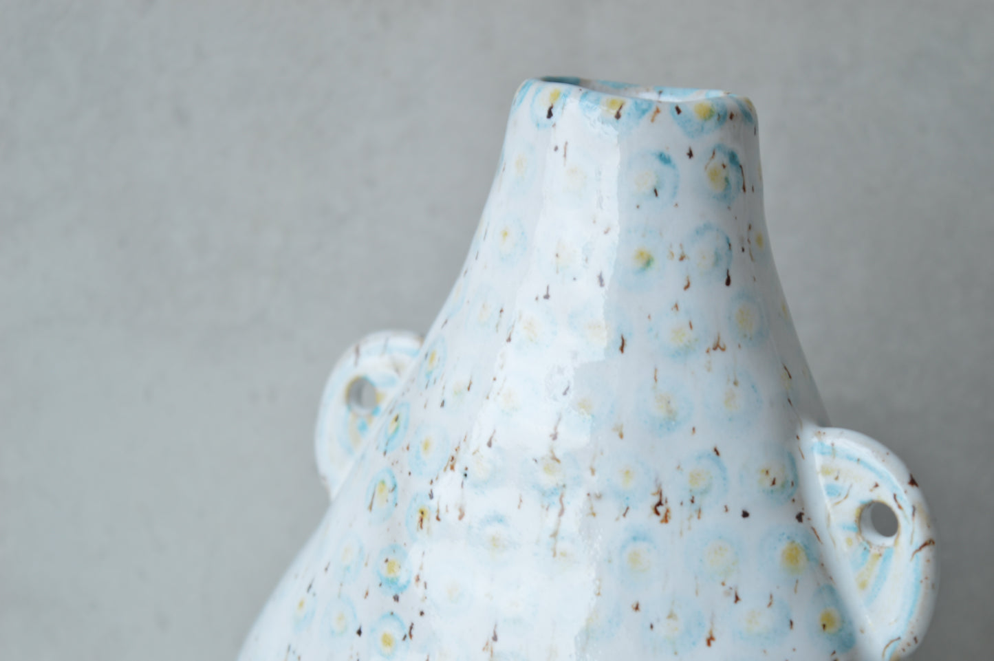 Contemporary oval vase