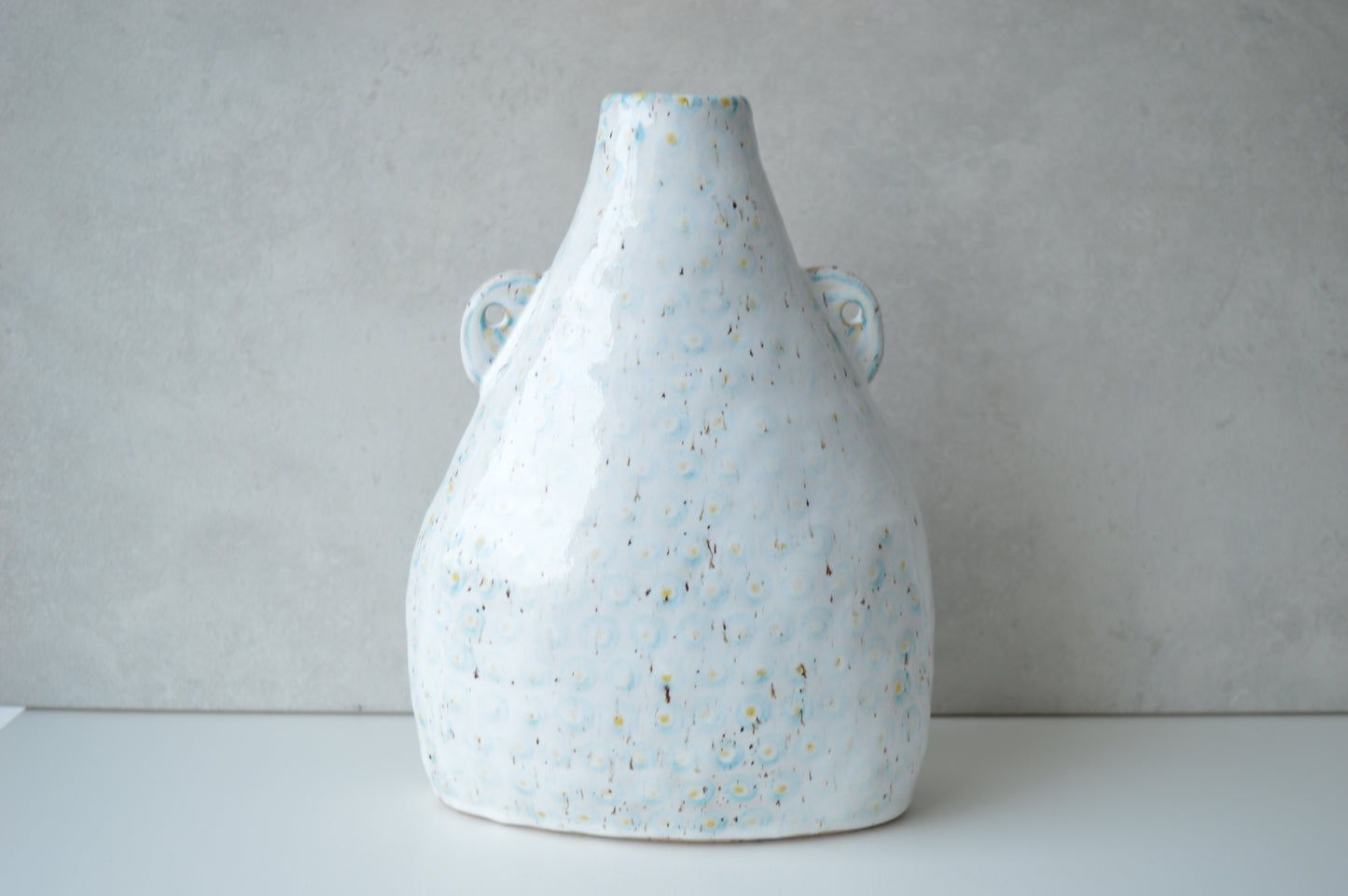 Contemporary oval vase
