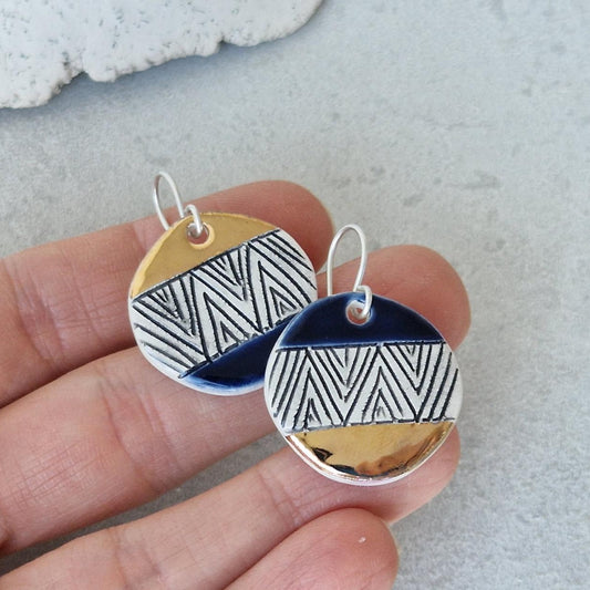 Geometric earrings No. 17