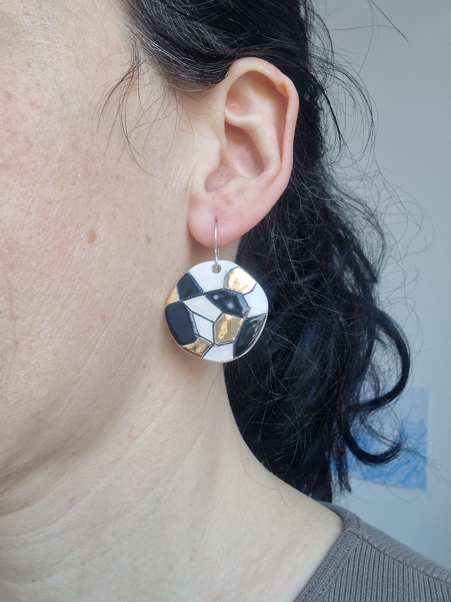 Geometric earrings No. 13