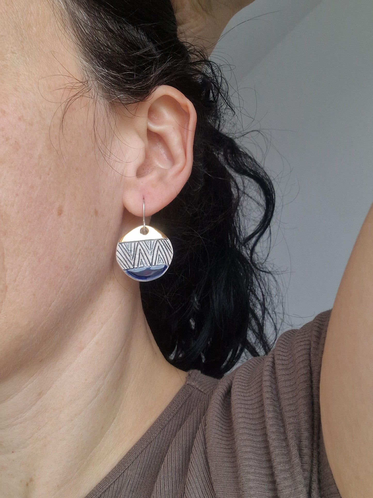 Geometric earrings No. 17
