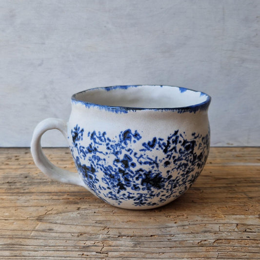 vintage looking ceramic cup