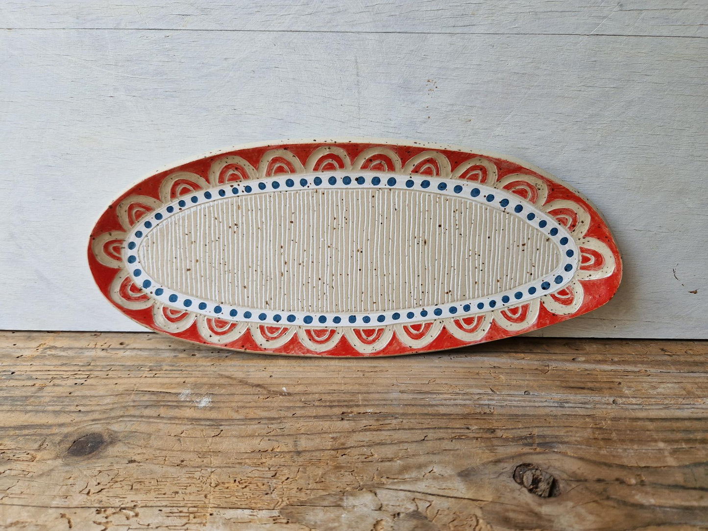 Sgraffito serving platter No. 5