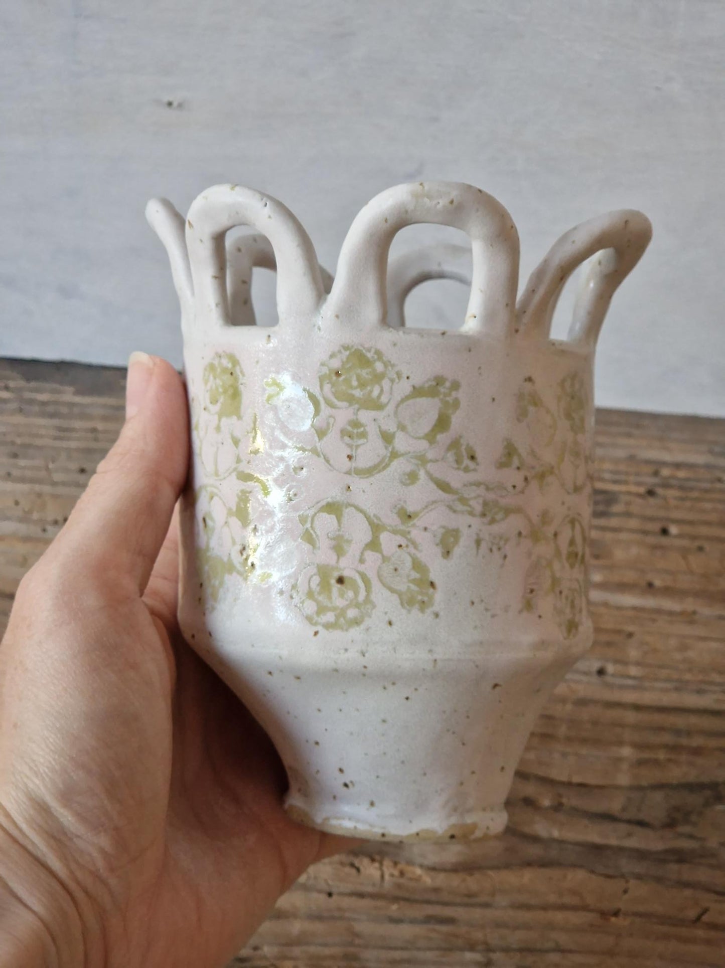 Small Hanbuilt Vase