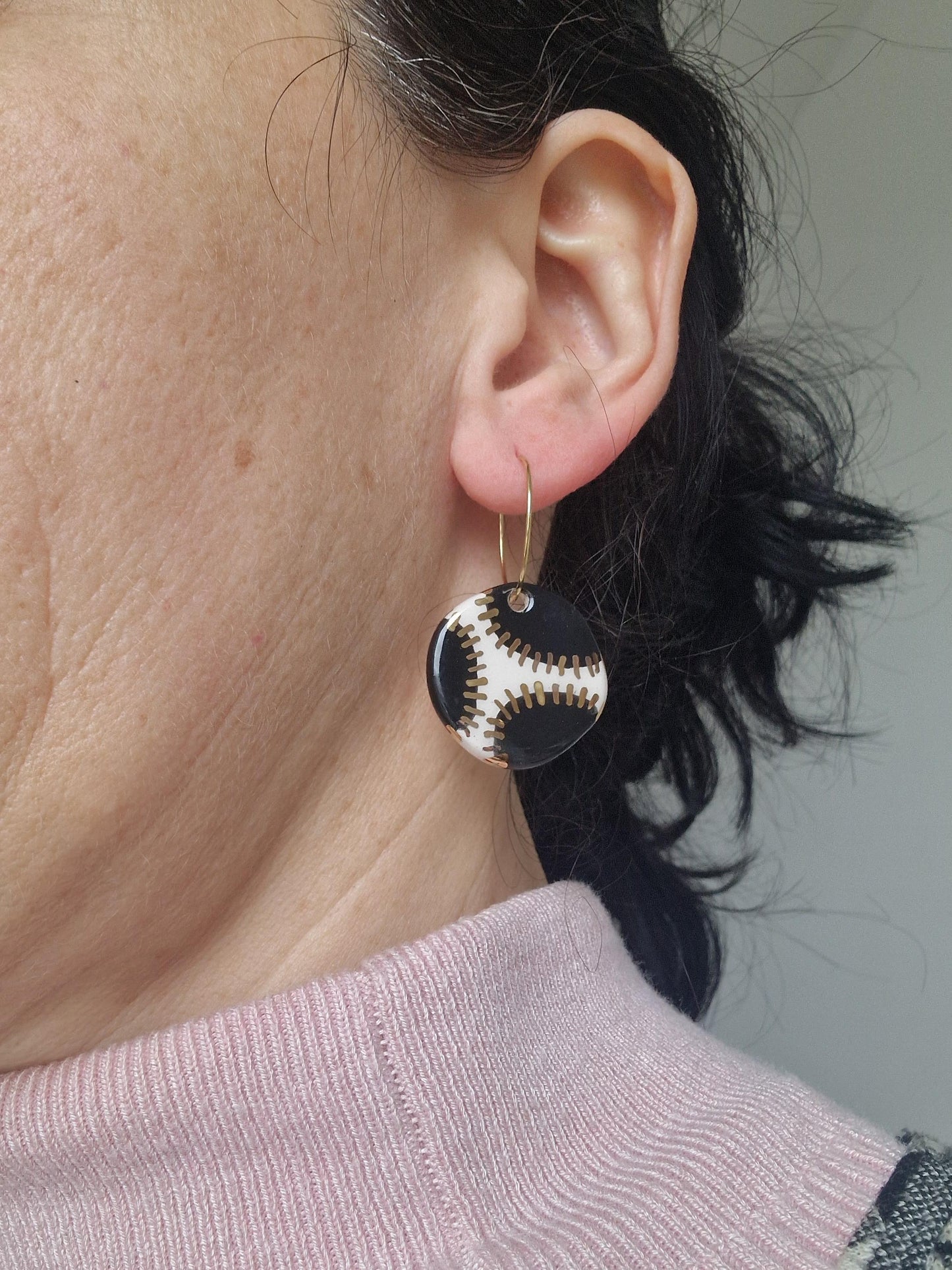 Ceramic earrings No. 11