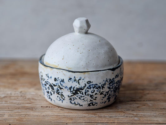 ceramic lidded jar