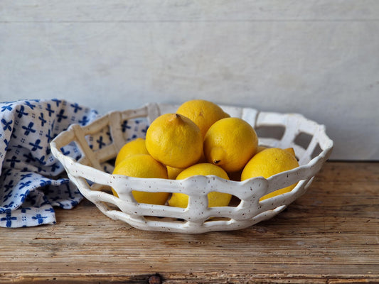 Ceramic Fruit Basket