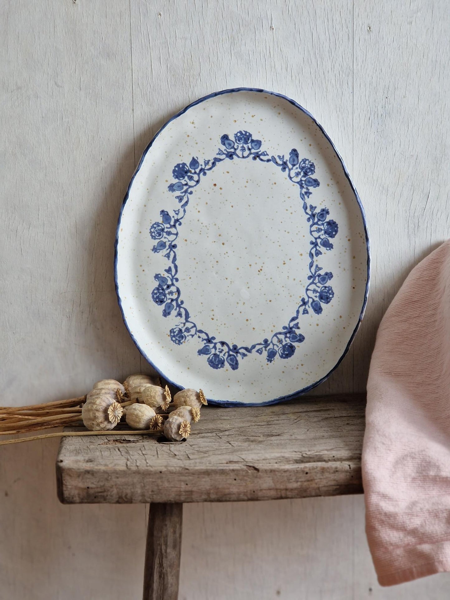 Folk Art Serving Platter Nr. 2