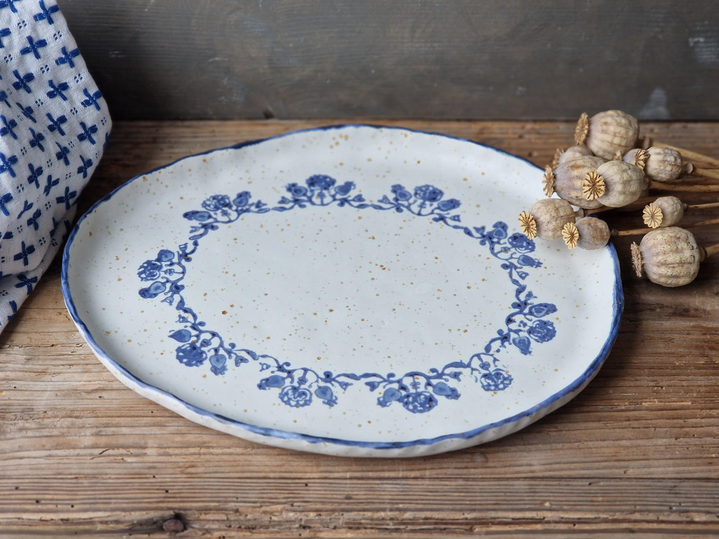 Folk Art Serving Platter Nr. 2