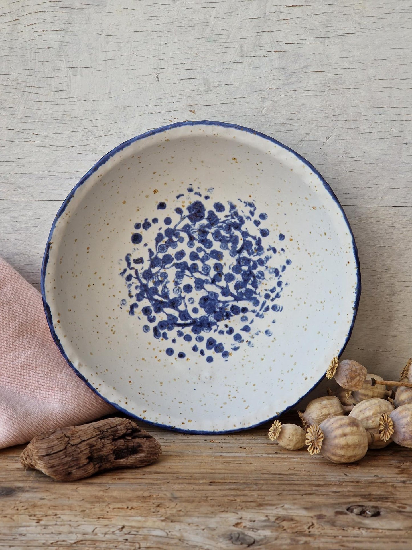 Pasta bowl handpainted No. 47