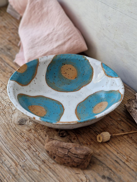 Pasta bowl handpainted No. 45