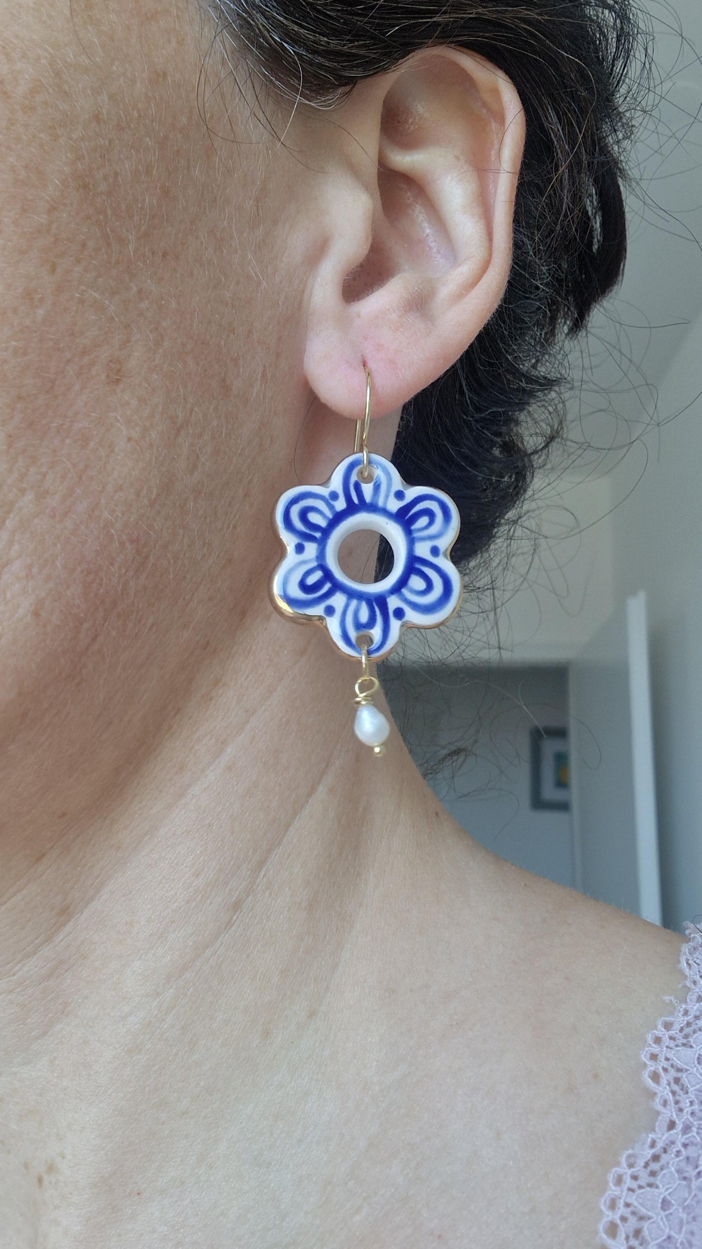 Ceramic Earrings No. 101